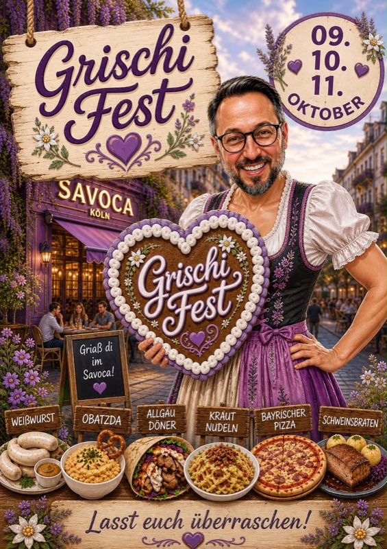 Grischi Fest im Savoca – 9., 10. und 11. Oktober